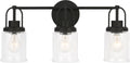 Anders Large Vanity | Midnight Black Bulb(s) Not Included