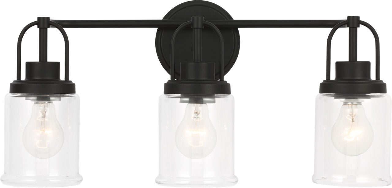 Anders Large Vanity | Midnight Black Bulb(s) Not Included