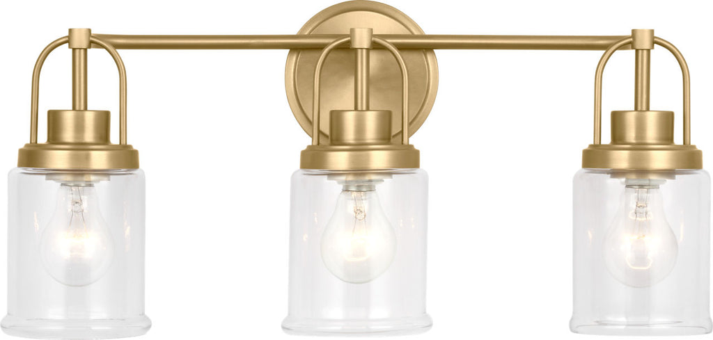 Anders Large Vanity | Satin Brass Bulb(s) Not Included