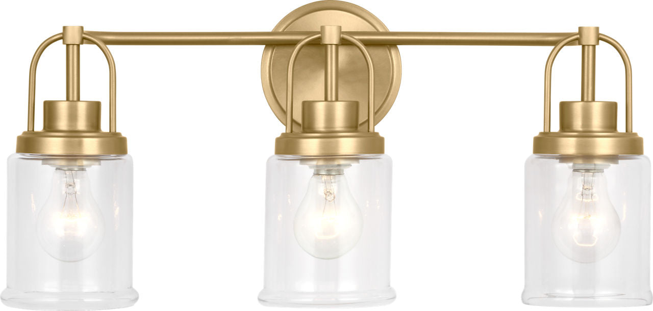 Anders Large Vanity | Satin Brass Bulb(s) Not Included