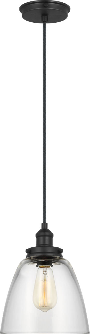 Baskin Dome Pendant | Midnight Black
