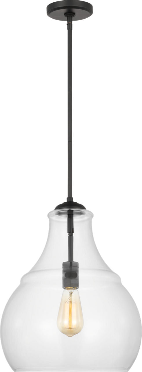 Zola One Light Pendant | Midnight Black