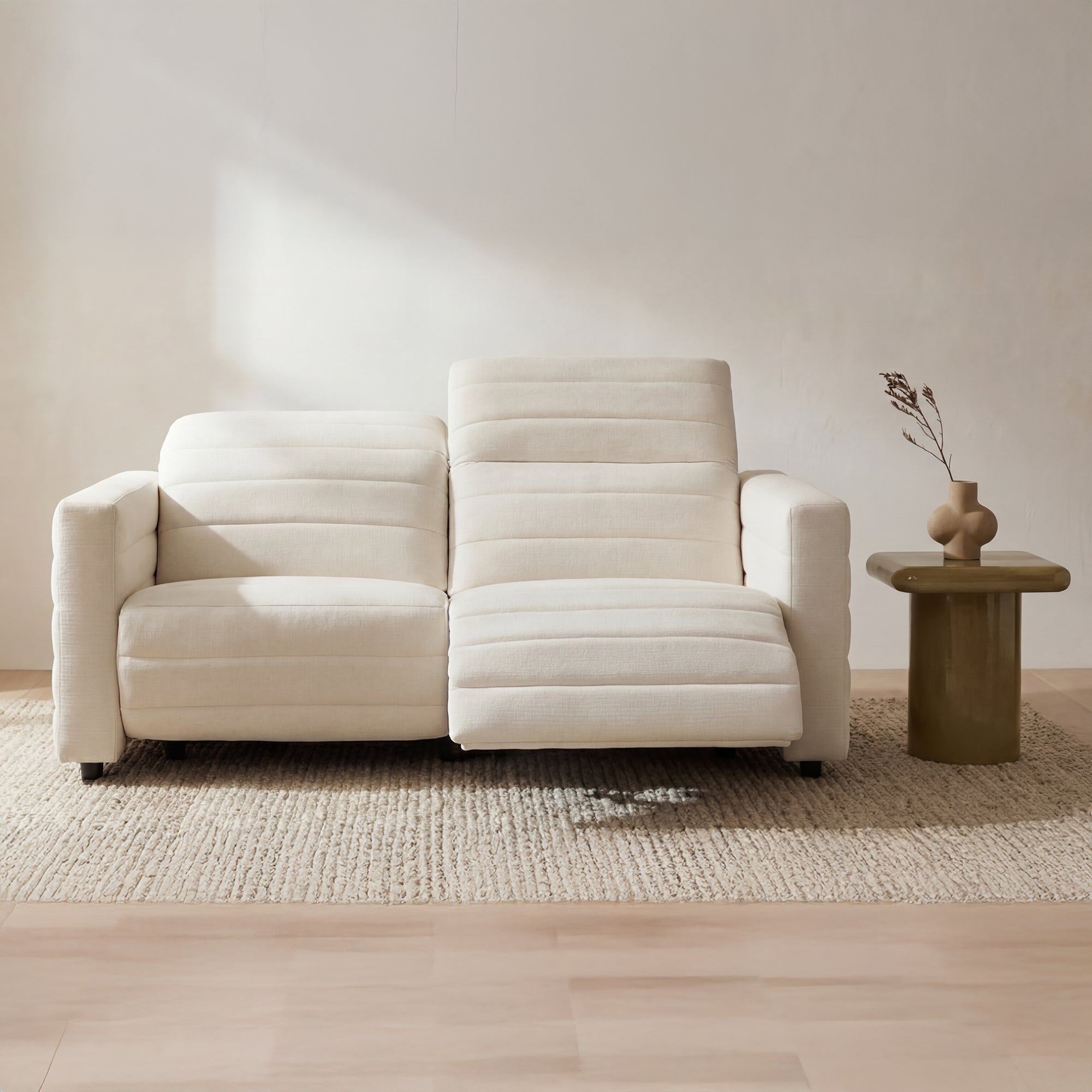 Juno Power Recliner Sofa Off White