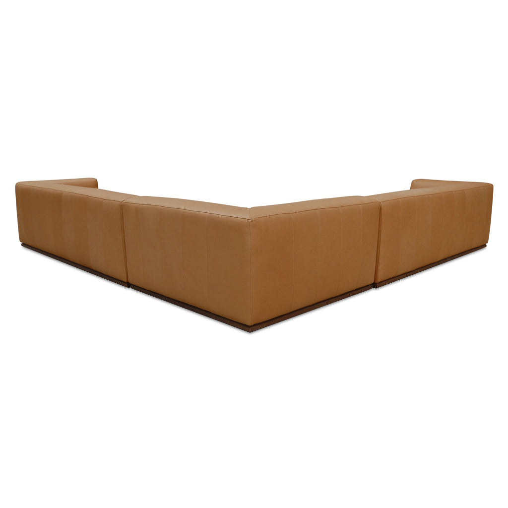 Clove L-Shaped Sectional Tan