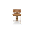 Morel Counter Stool Brown Leather