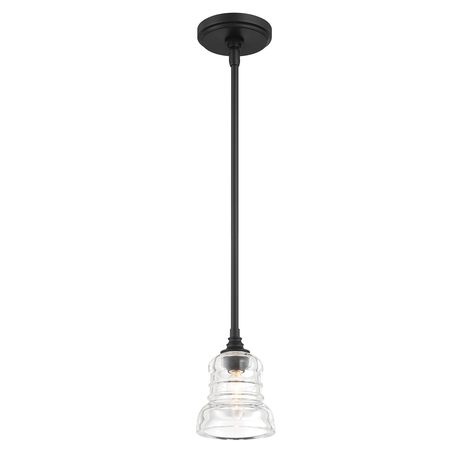 Gregory 5'' Matte Black Pendant