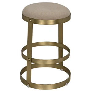Dior Counter Stool | Metal with Brass Finish