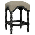 Abacus Counter Stool | Hand Rubbed Black