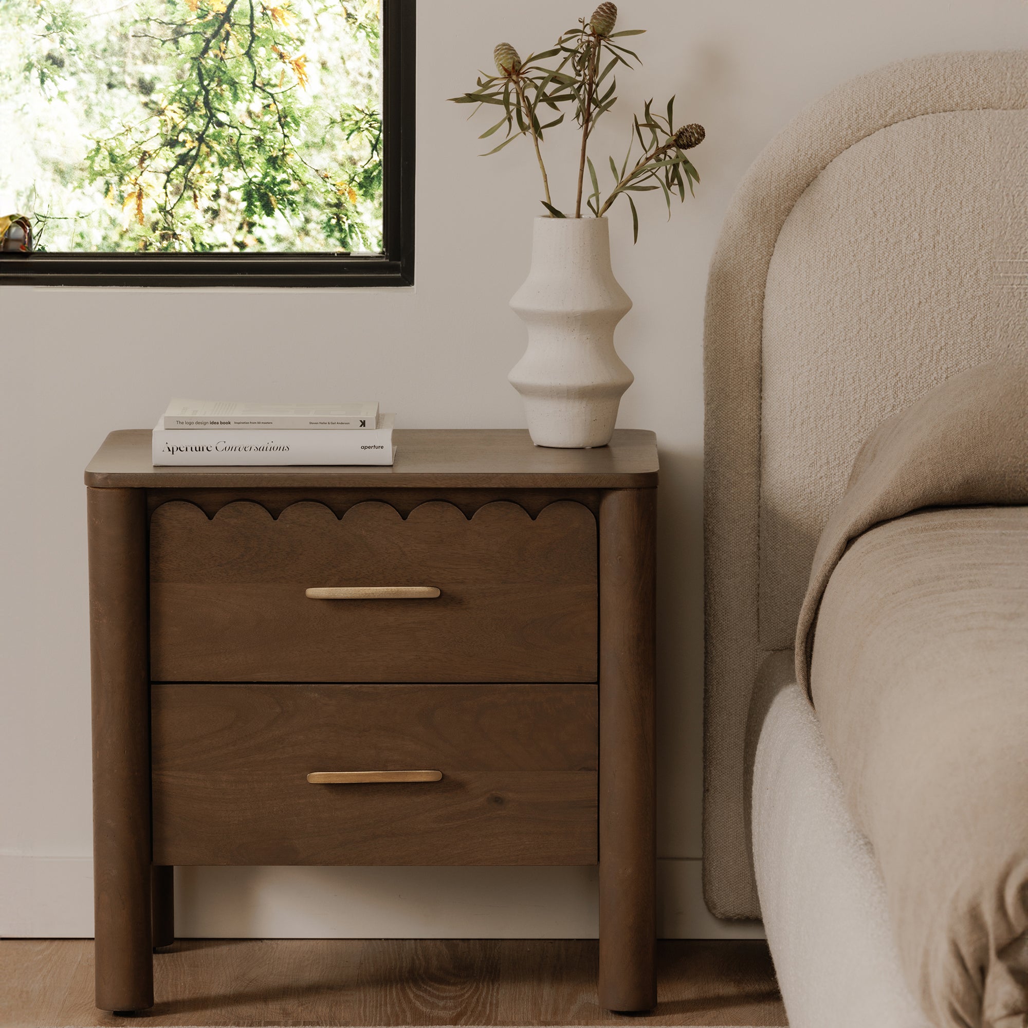 Wiley Nightstand Vintage Brown