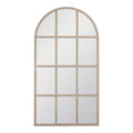 Grid Arched Mirror | Natural Gray Oak