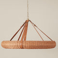 Pampas Rattan Halo Chandelier