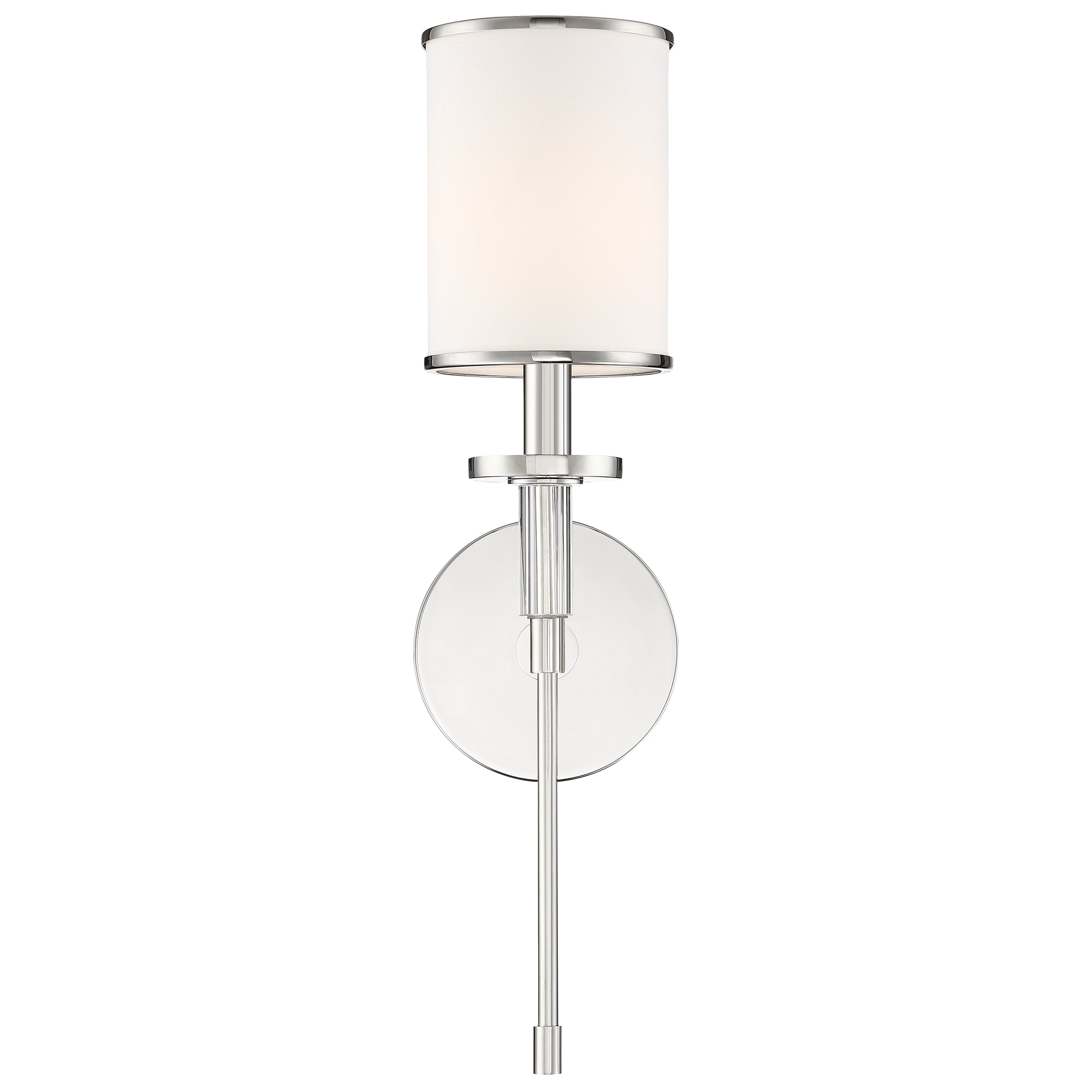 Hatfield 5'' Polished Nickel Sconce