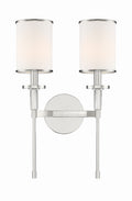 Hatfield 12'' Polished Nickel Sconce