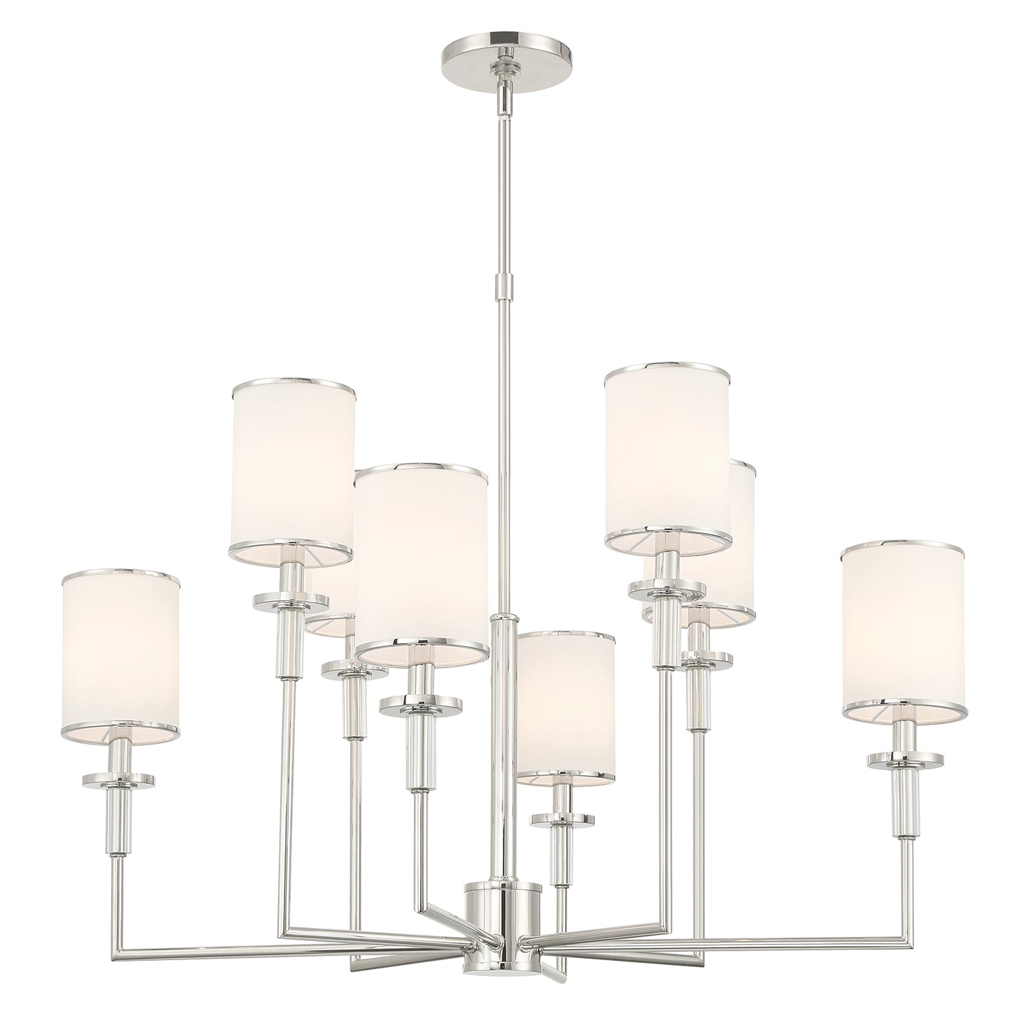 Hatfield 33.25'' Polished Nickel Chandelier