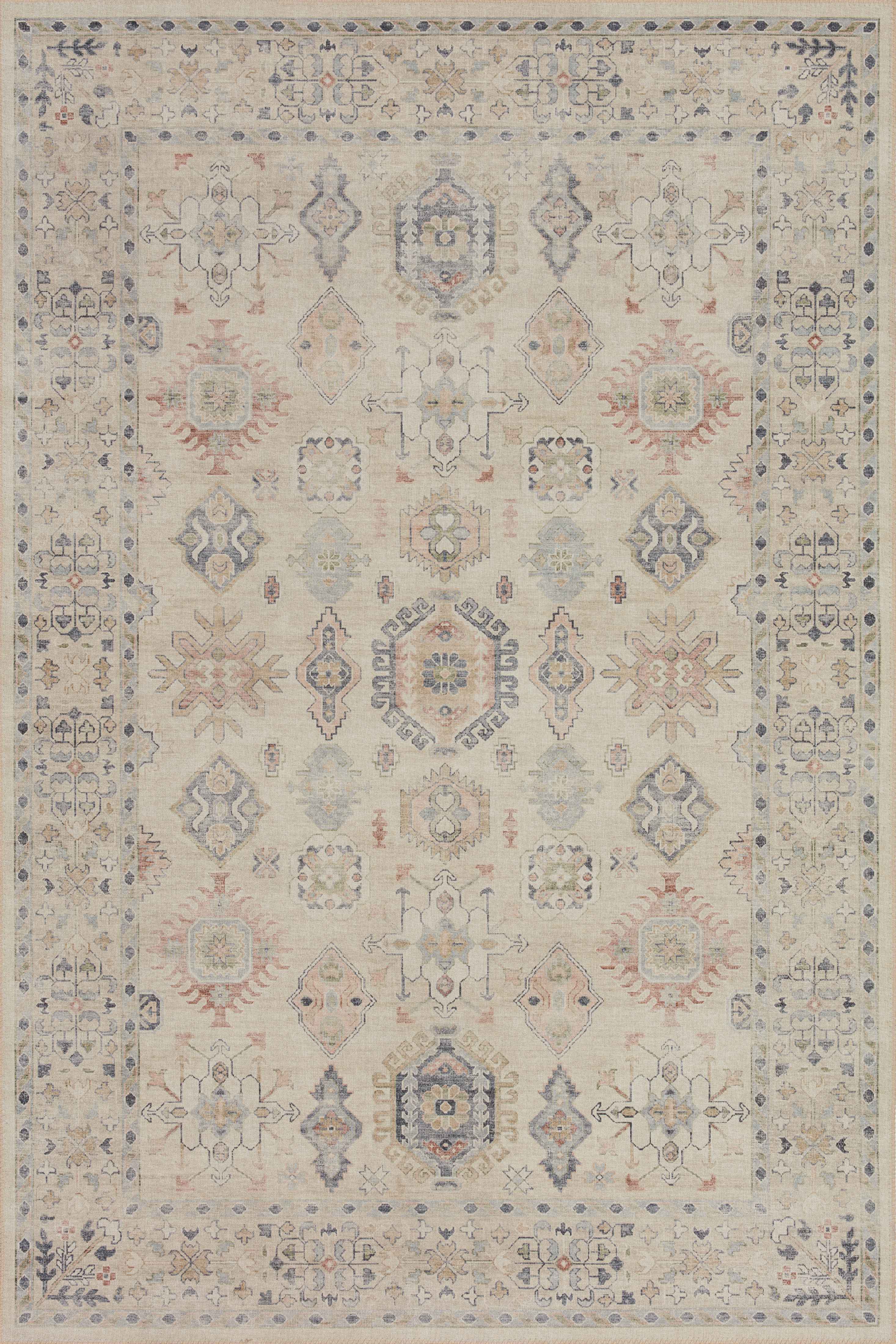 Loloi II | Hathaway Collection | Beige / Multi | HTH-04