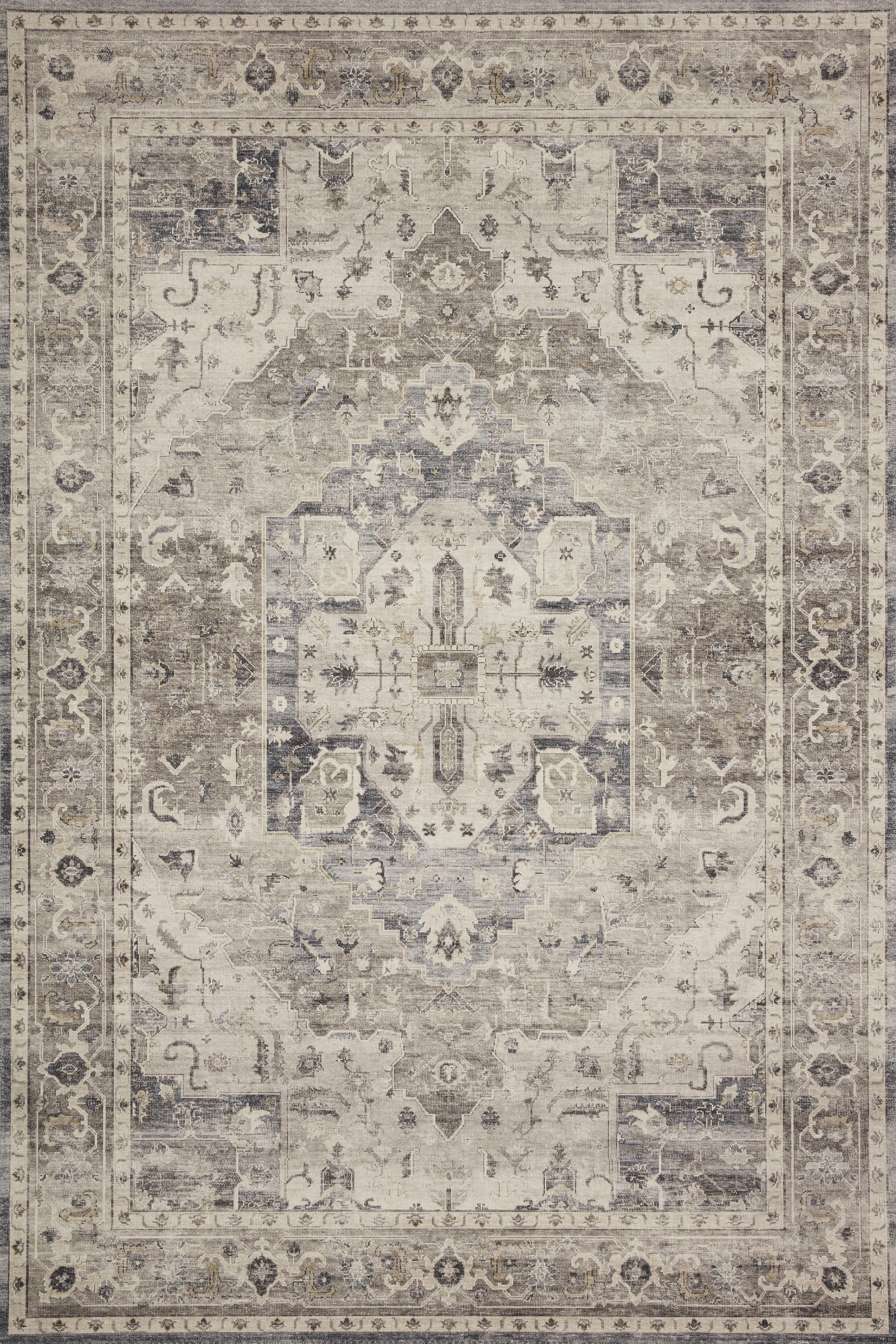 Loloi II | Hathaway Collection | Steel / Ivory | HTH-05