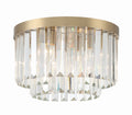 Hayes 16'' Aged Brass Flush Mount