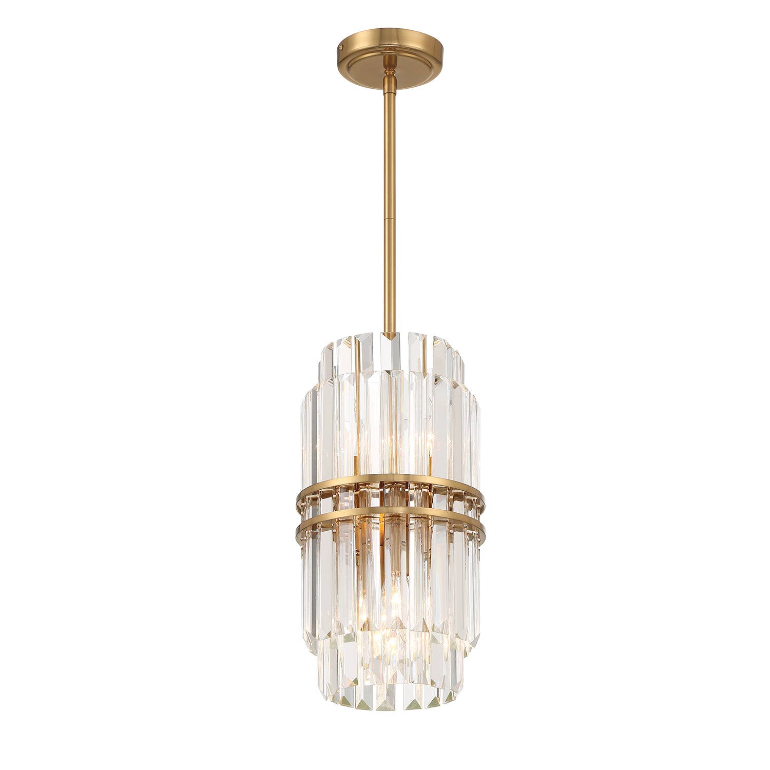 Hayes 8'' Aged Brass Chandelier
