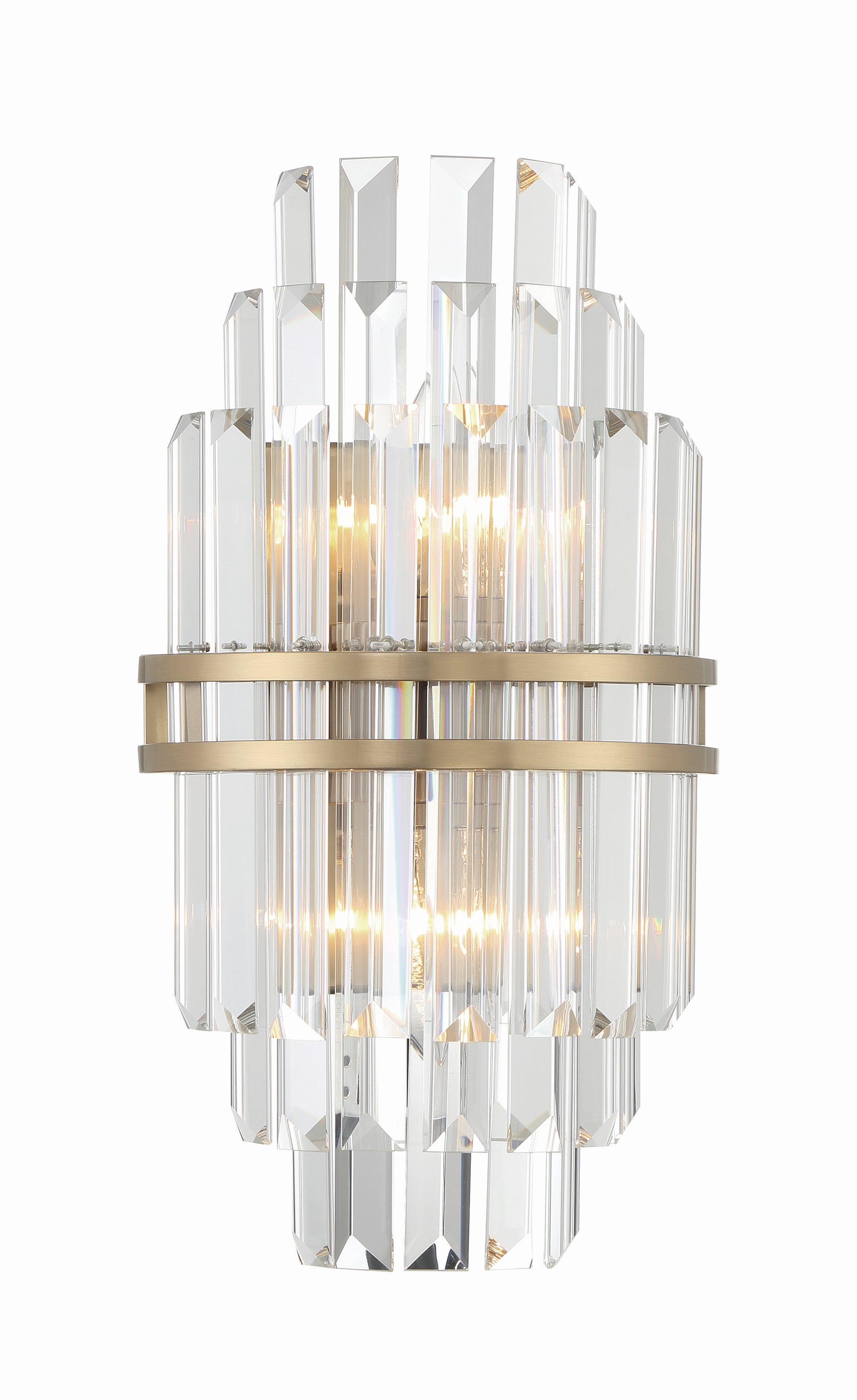 Hayes 7.5'' Aged Brass Sconce