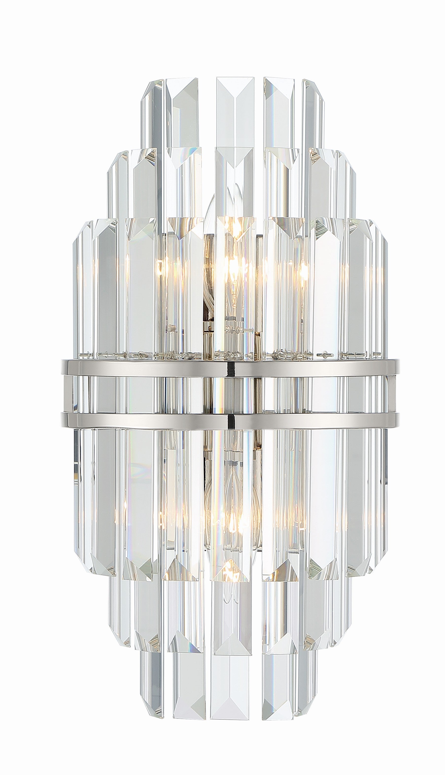 Hayes 7.5'' Polished Nickel Sconce
