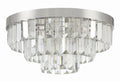 Hayes 18'' Polished Nickel Flush Mount
