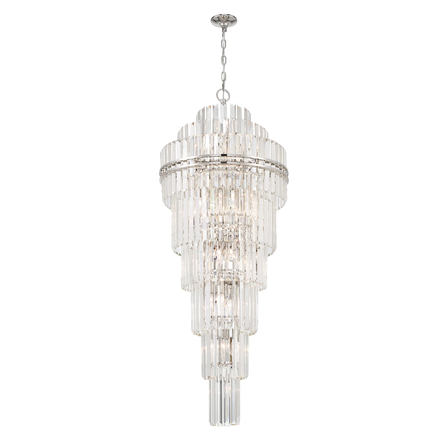 Hayes 24'' Polished Nickel Chandelier