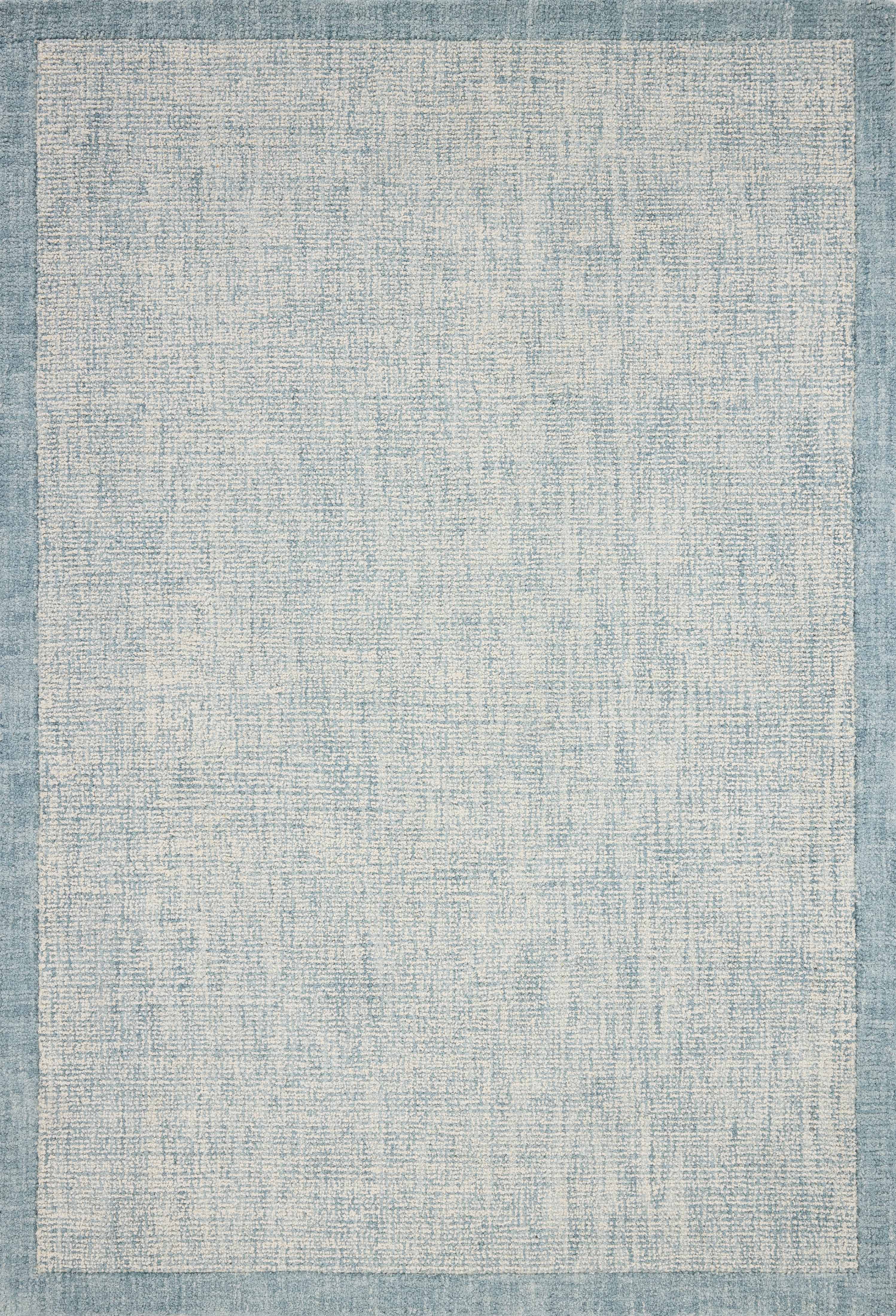 Magnolia Home by Joanna Gaines x Loloi | Henley Collection | Ivory / Blue | HNY-01