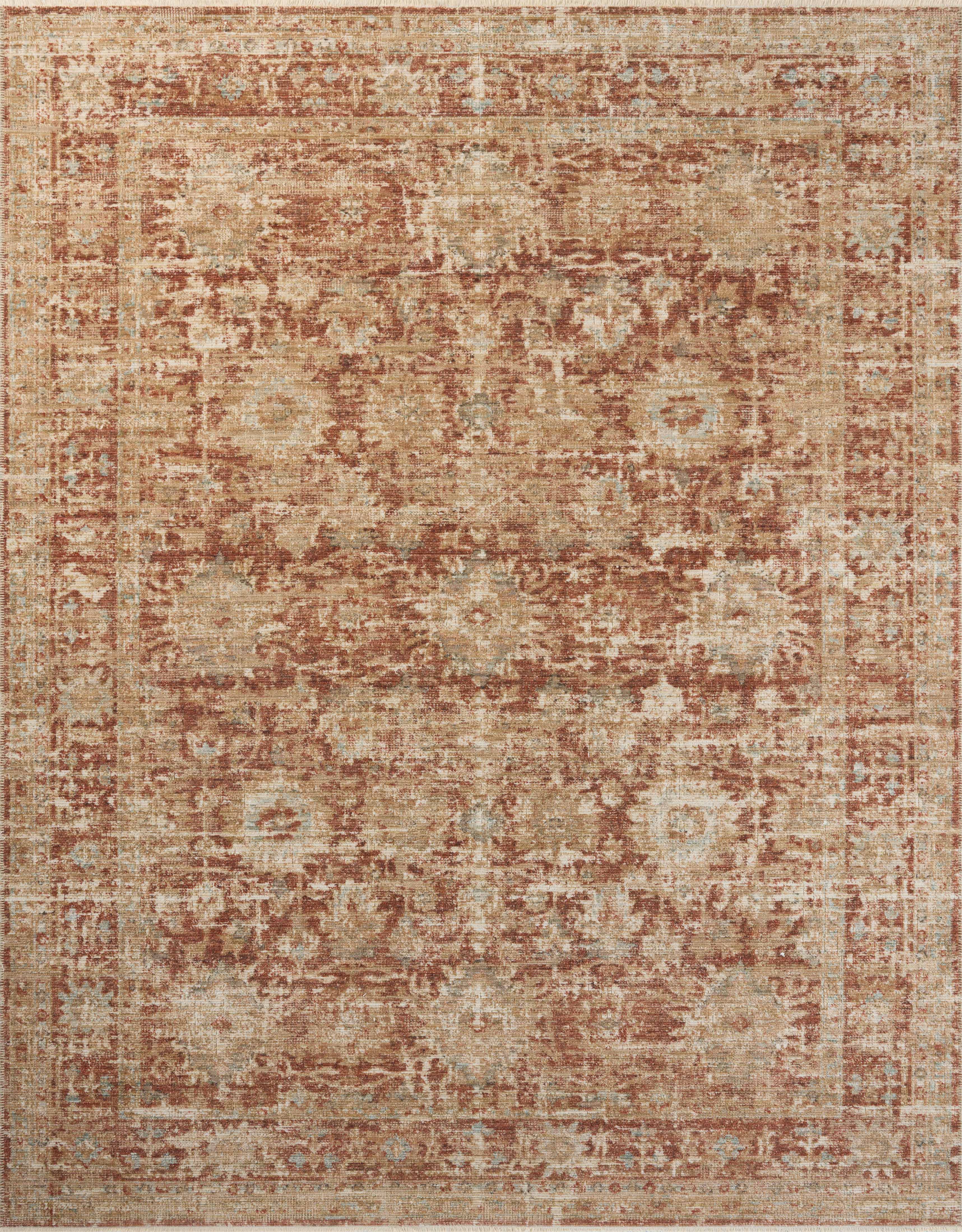 Loloi | Heritage Collection | Brick / Multi | HER-03