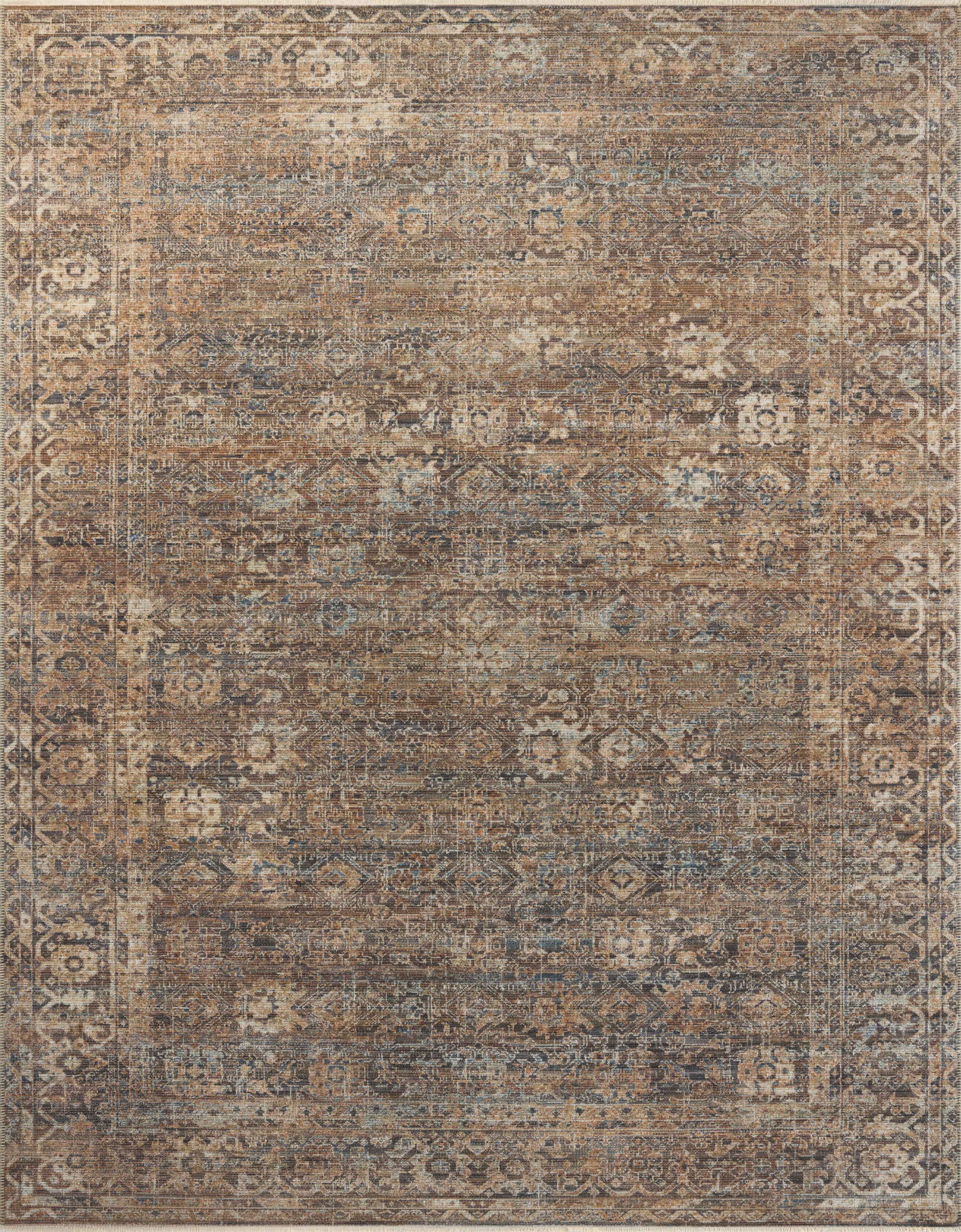 Loloi | Heritage Collection | Mocha / Denim | HER-07