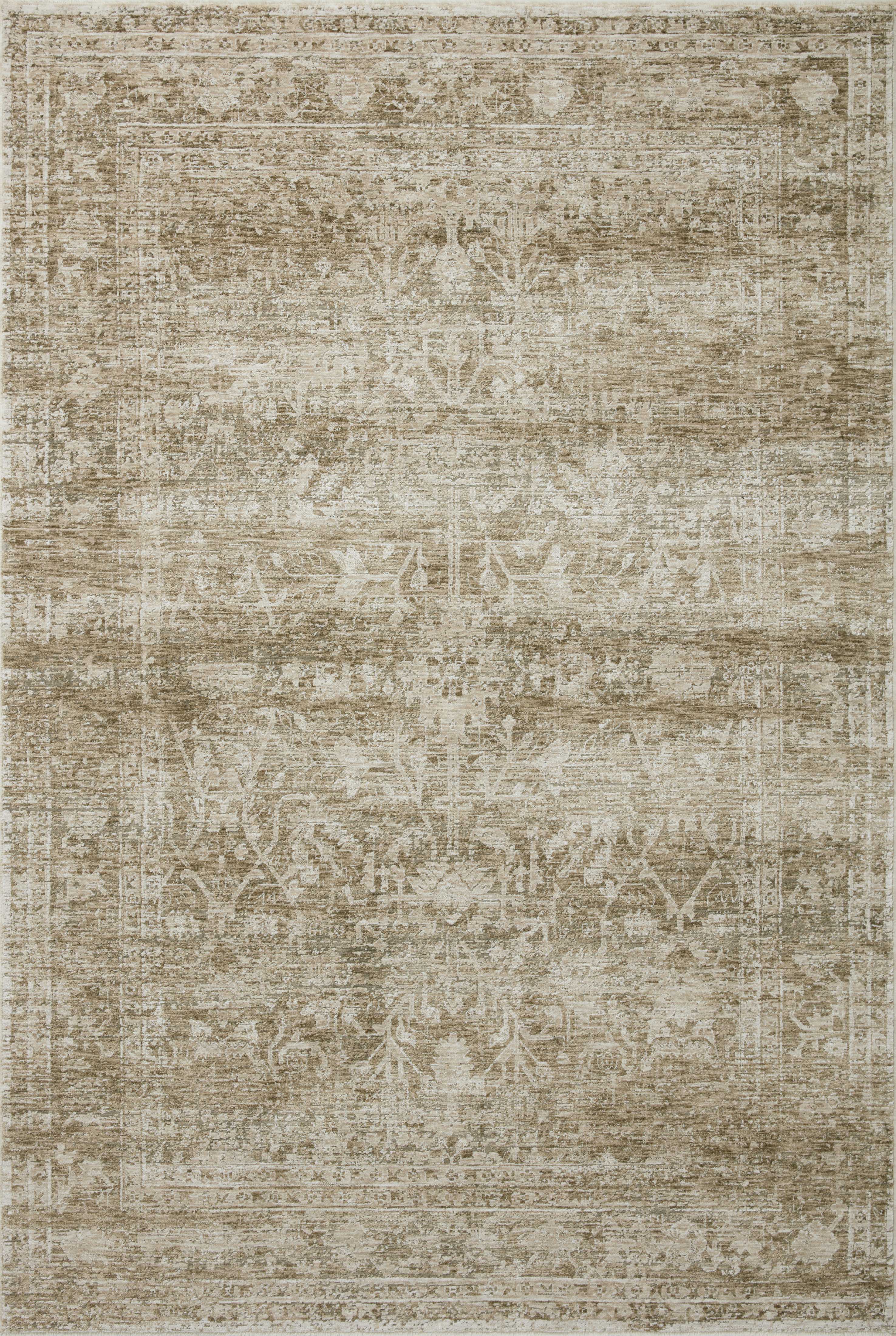 Amber Lewis x Loloi | Honora Collection | Khaki / Beige | HON-01