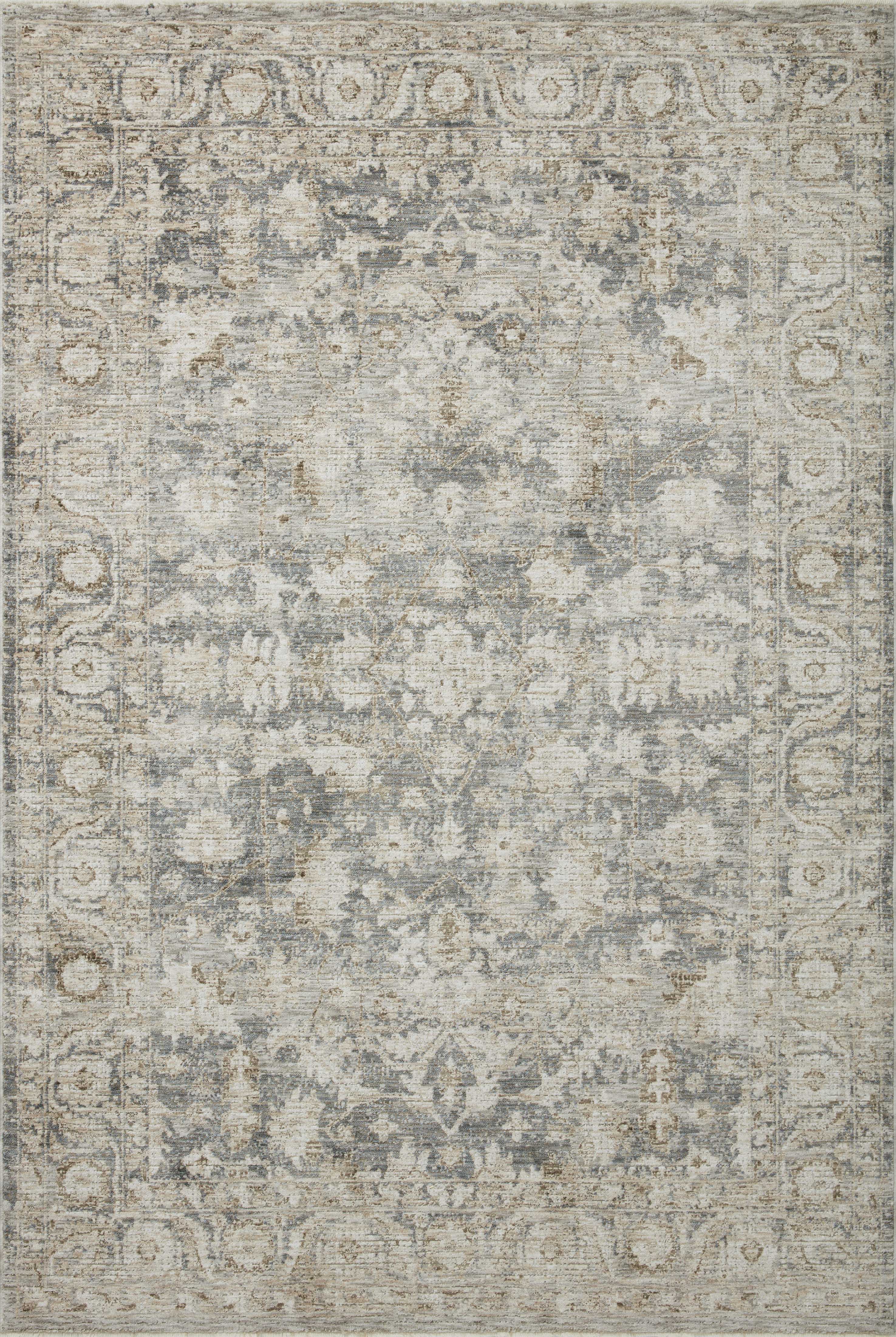 Amber Lewis x Loloi | Honora Collection | Slate / Beige | HON-02
