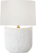 Cenotes Table Lamp Matte White Ceramic Bulbs Inc