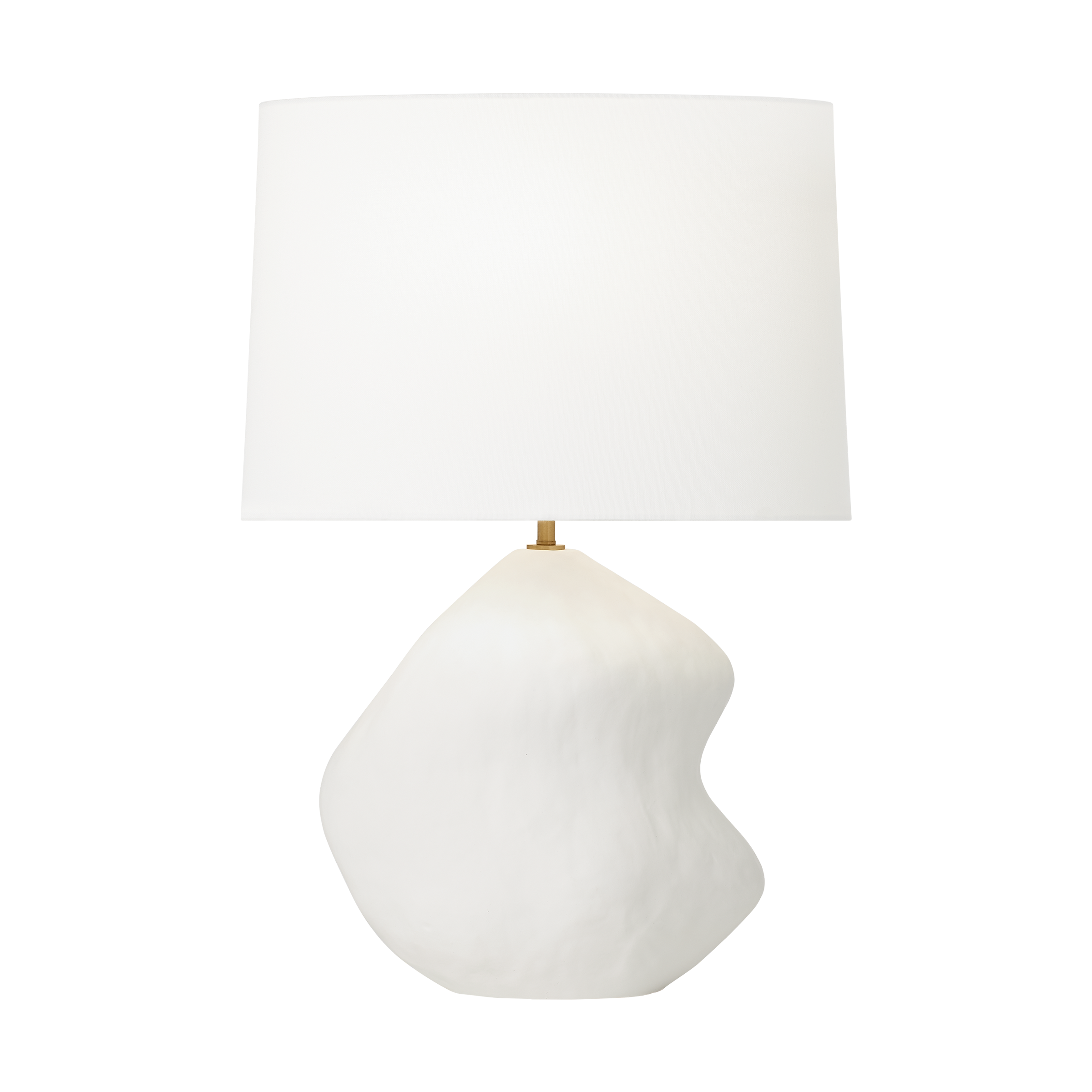 Broxton Medium Table Lamp Matte White Ceramic Bulbs Included