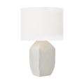 Sybert Medium Table Lamp Matte White Ceramic Bulbs Inc