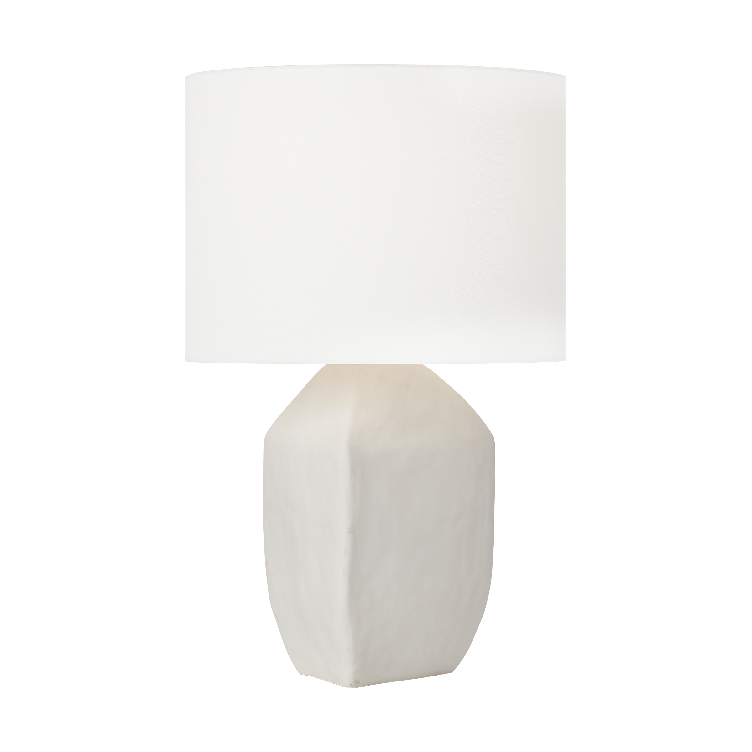 Sybert Medium Table Lamp Matte White Ceramic Bulbs Inc