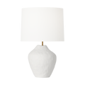 Cadley Medium Table Lamp Matte White Ceramic Bulbs Included