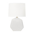 Tallulah Medium Table Lamp Matte White Ceramic Bulbs Included