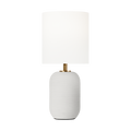 Fanny Small Table Lamp Matte White Ceramic Bulbs Included