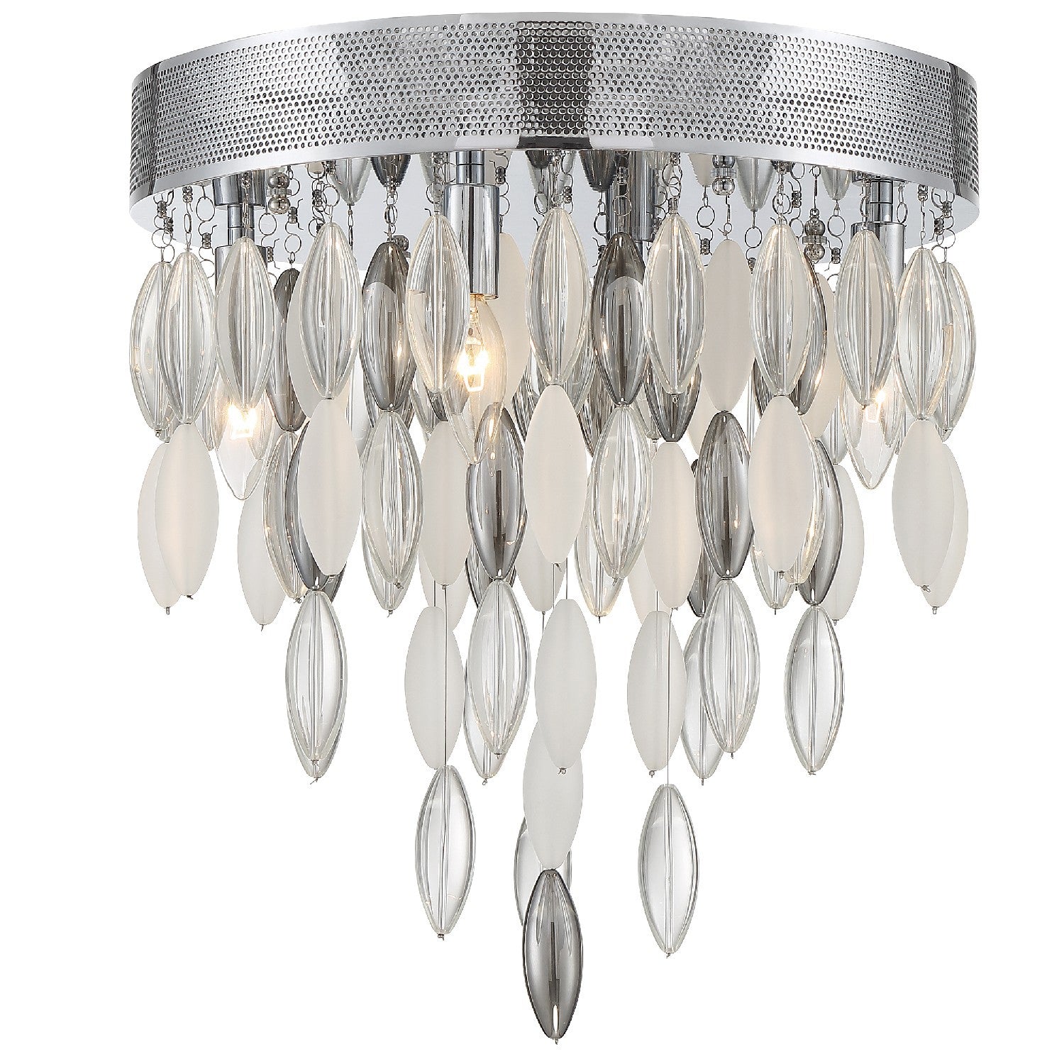 Hudson 16'' Polished Chrome Flush Mount