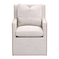 Harmony Arm Chair With Casters | Performance Bisque French Linen