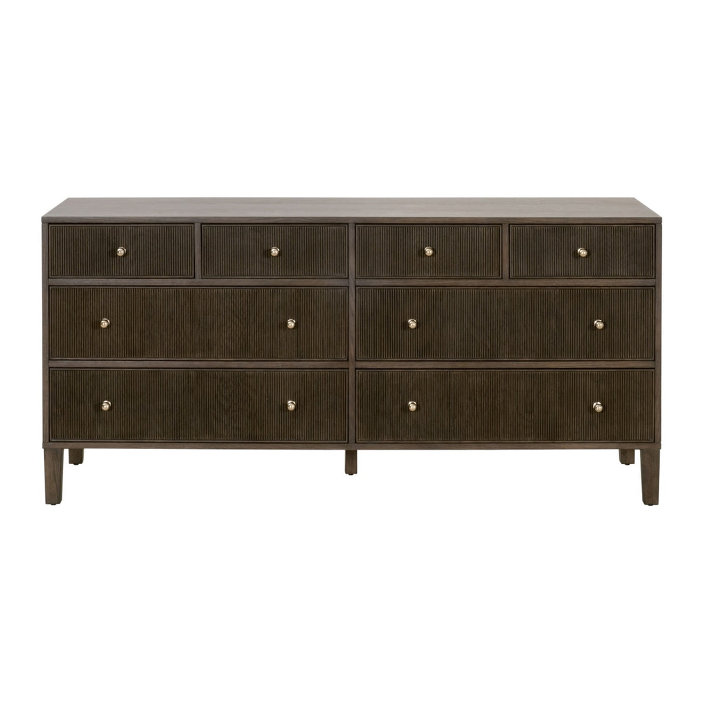 Highland 8-Drawer Double Dresser | Dutch Brown Oak