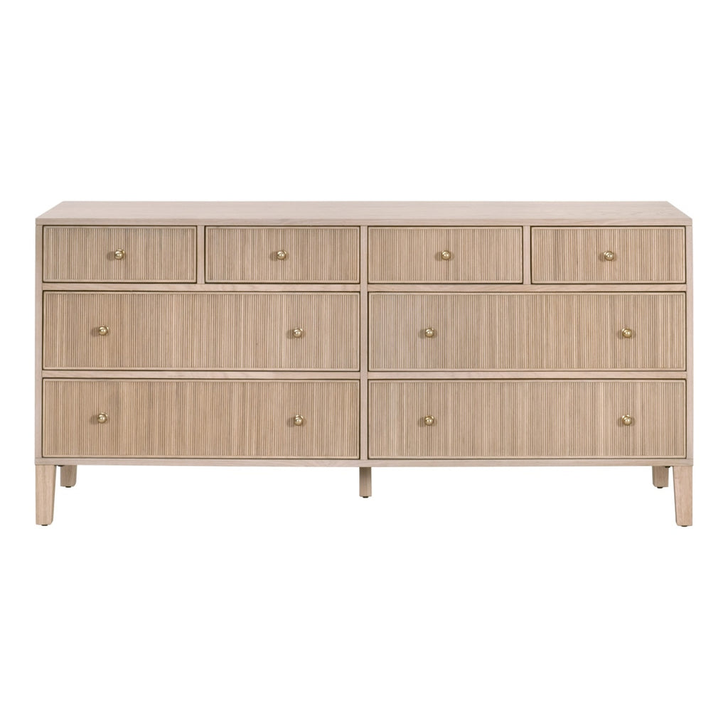 Highland 8-Drawer Double Dresser | Natural Oak