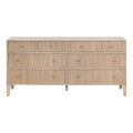 Highland 8-Drawer Double Dresser | Natural Oak