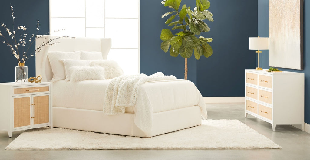 Holland 6-Drawer Double Dresser | Matte White