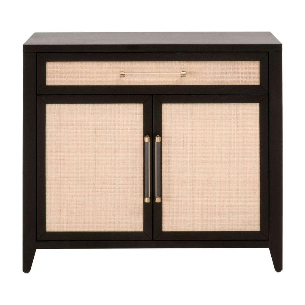 Holland Media Chest | Brushed Black Acacia