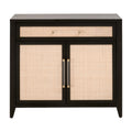 Holland Media Chest | Brushed Black Acacia