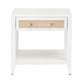 Holland 1-Drawer Side Table | Matte White