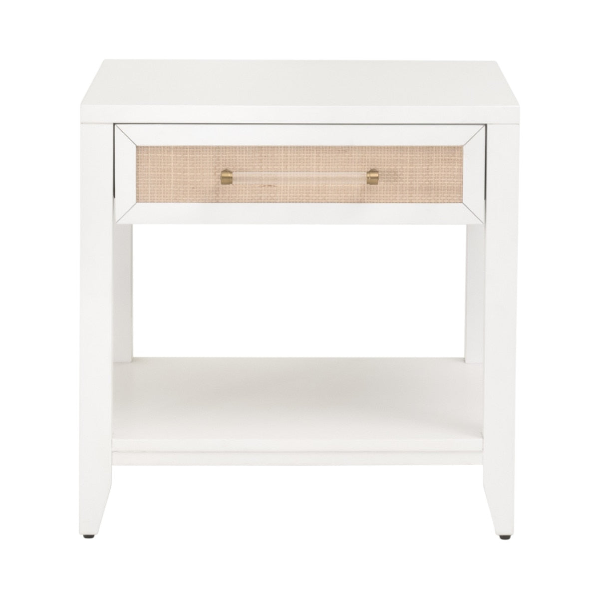 Holland 1-Drawer Side Table | Matte White