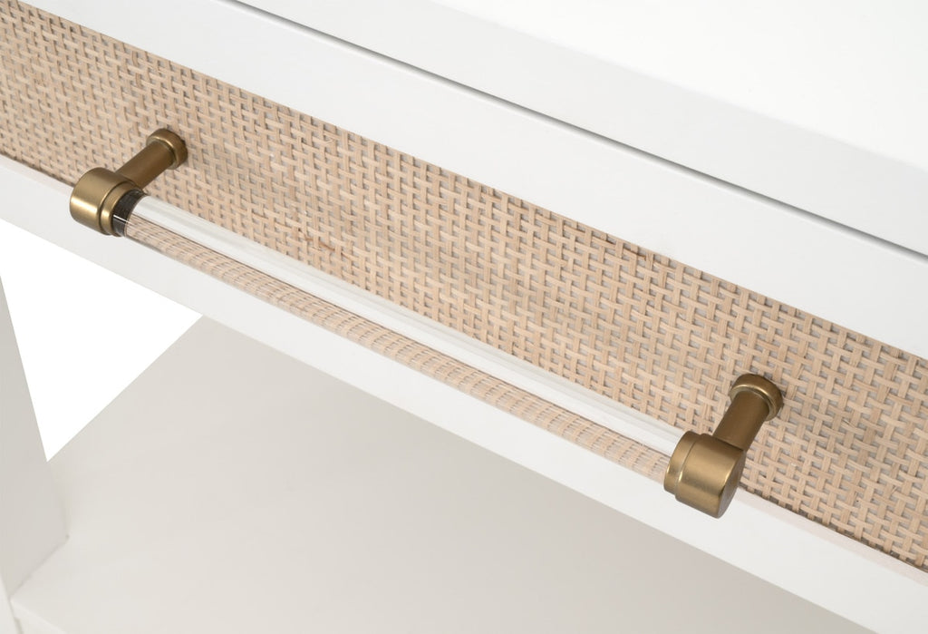 Holland 1-Drawer Side Table | Matte White