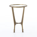 Creighton End Table - Aged Brass